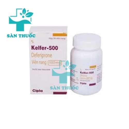 Kelfer 500mg - Thuốc thải sắt của Cipla